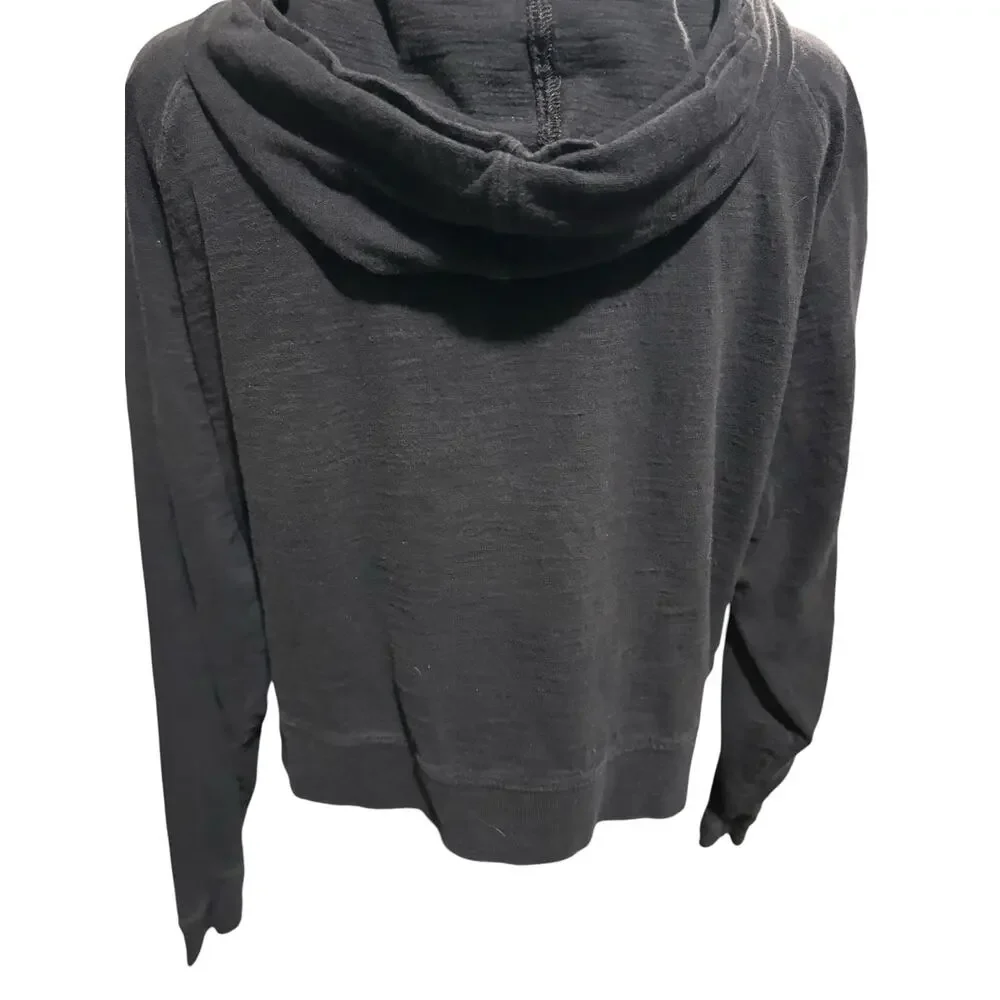 Victoria’s Secret PINK Black & White Cropped Hoodie | Size S | 100% Cotton‎